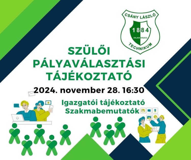 Szülői pályaválasztási tájékoztató 