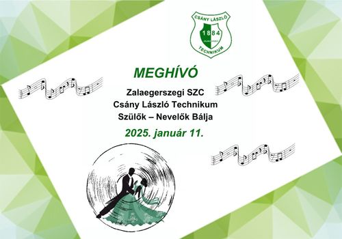 Meghívó - Szülők-Nevelők Bálja